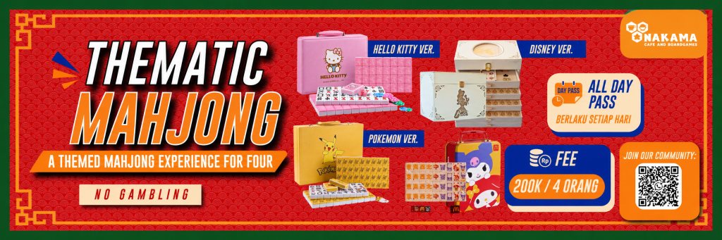 Main Mahjong Makin Seru! Cobain Thematic Mahjong di Nakama Cafe Bandung