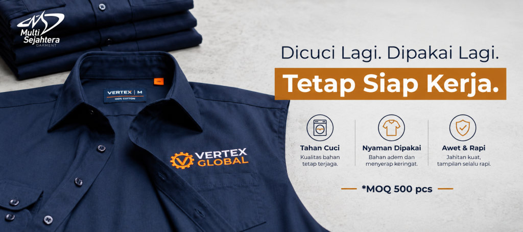 Dicuci Lagi, Dipakai Lagi: Pentingnya Memilih Vendor Konveksi Seragam Berkualitas