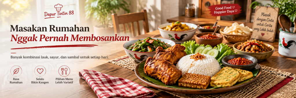 Masakan Rumahan Nggak Pernah Membosankan, Kalau Kombinasinya Tepat