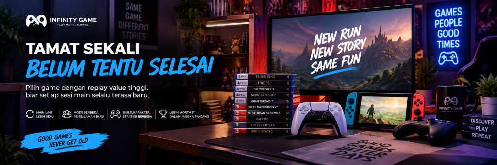 Tamat Sekali Belum Tentu Selesai: Kenapa Replay Value Penting Saat Pilih Game