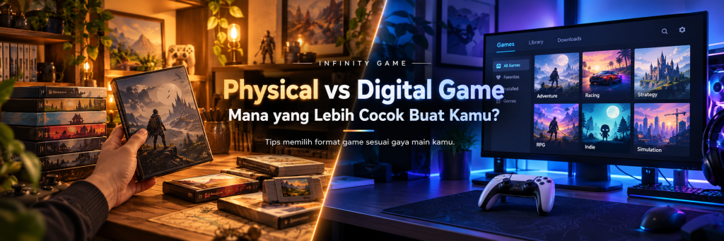 Physical vs Digital Game: Mana yang Lebih Cocok Buat Kamu?