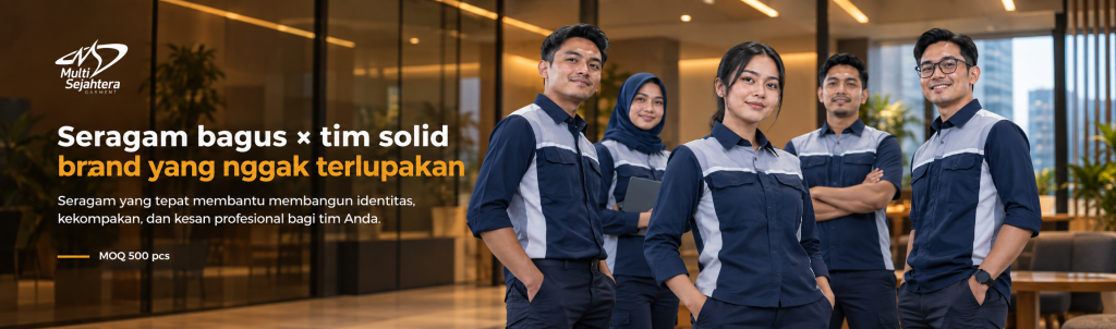Seragam Bagus × Tim Solid = Brand yang Nggak Terlupakan