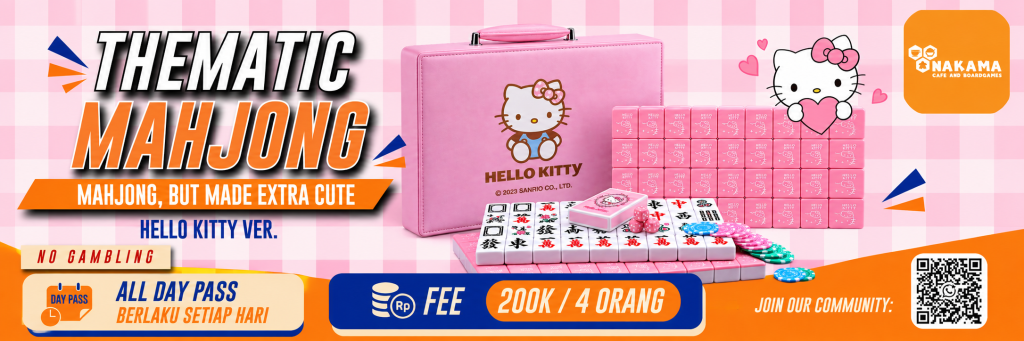 Mahjong Hello Kitty di Nakama Cafe: Main Bareng Jadi Makin Gemas!