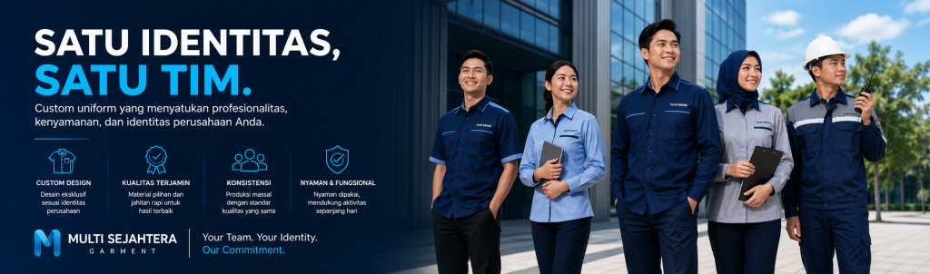 Bukan Cuma Seragam: Ini Cara Custom Uniform Membuat Tim Terlihat Lebih Solid