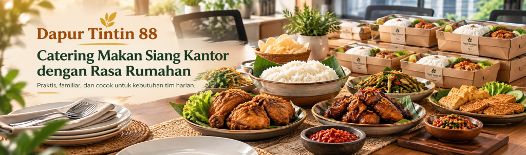 Makan Siang Kantor Nggak Harus Ribet: Kenapa Menu Rumahan Jadi Pilihan Aman untuk Tim