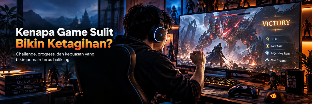 Game Susah Belum Tentu Bikin Frustrasi: Kenapa Challenge Justru Bisa Bikin Ketagihan