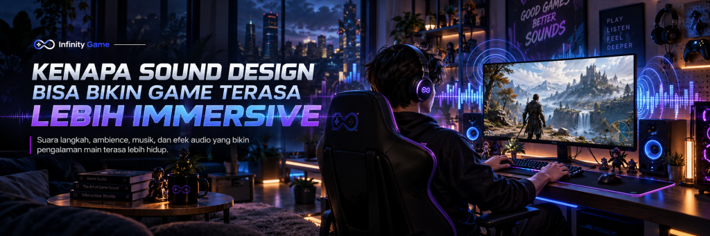 Nggak Cuma Grafis: Kenapa Sound Design Bisa Bikin Game Terasa Jauh Lebih Hidup